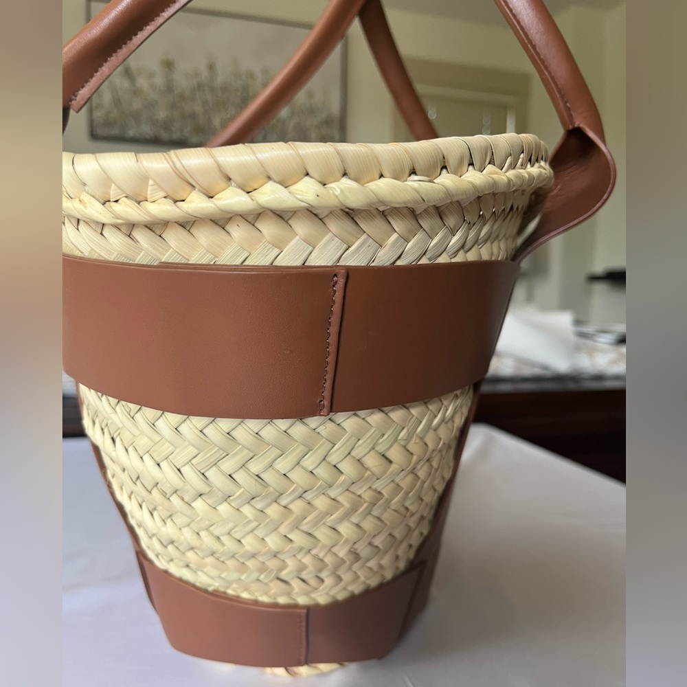 Demellier Santorini Natural Basket Tan Smooth - Picture 10 of 13